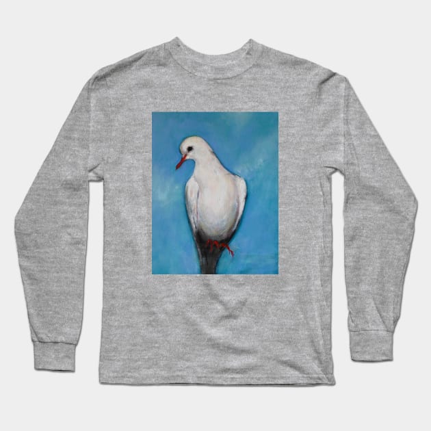 Trampoline dove Long Sleeve T-Shirt by AmyKalish